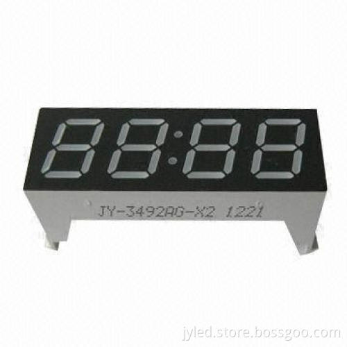 LED Display with 40 x 14mm Size, Available in Yellow and Green Colors